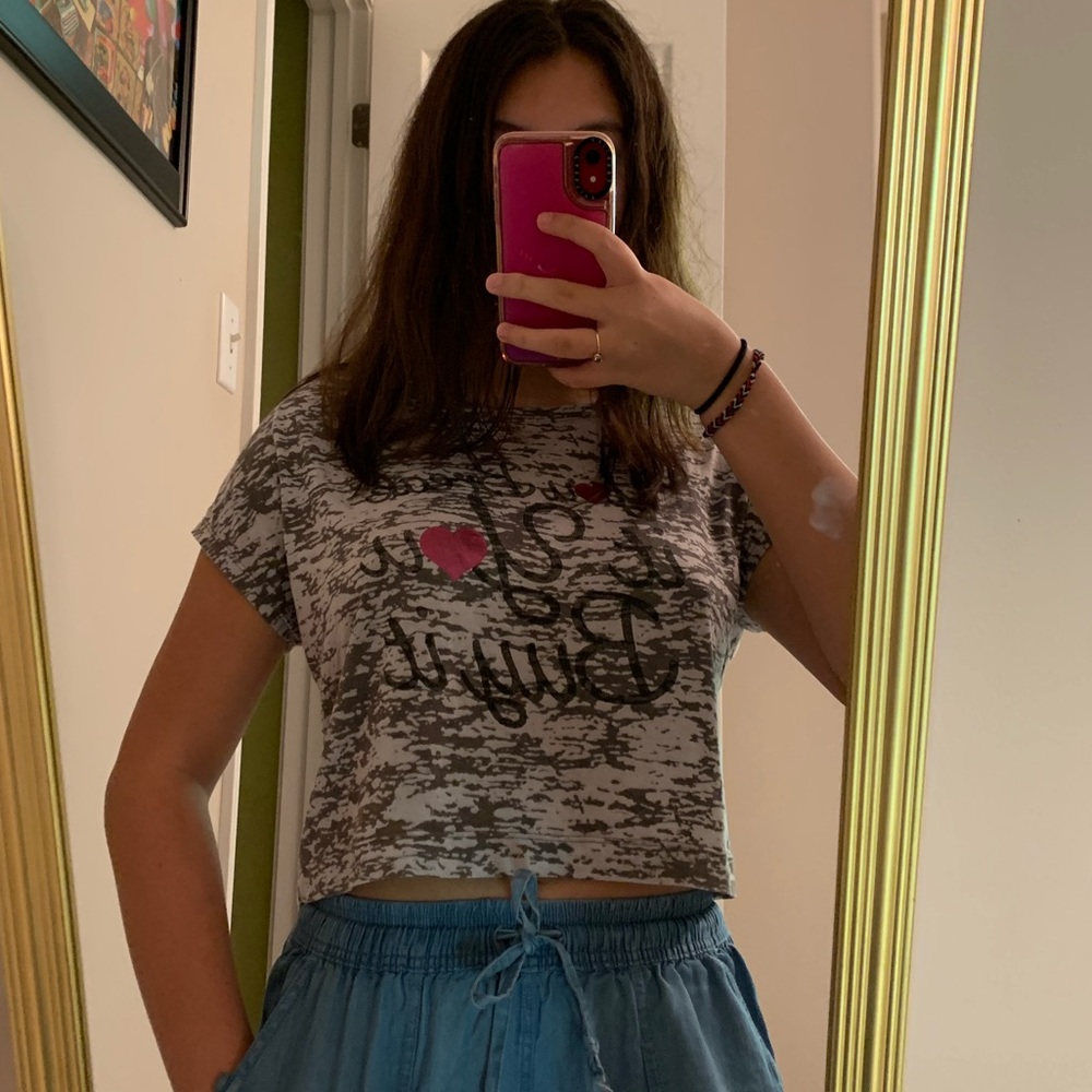 Very Cute camouflage crop top from wet seal!